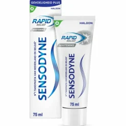 3x Sensodyne Tandpasta Rapid Relief Whitening 75 ml