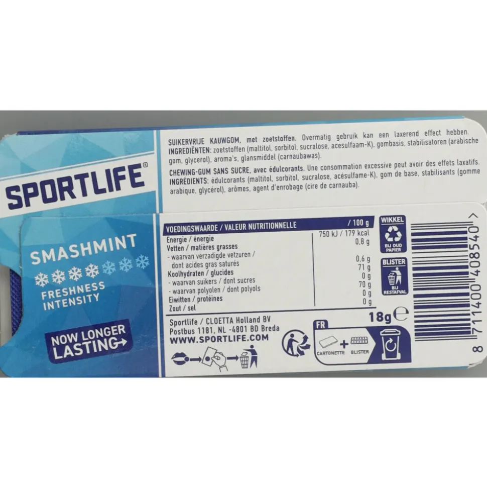 6x Sportlife Smashmint 12 stuks