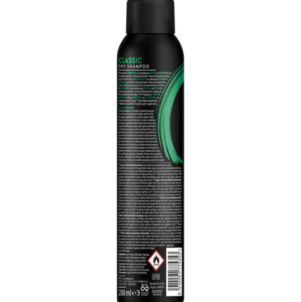 6x Syoss Anti-Grease Droogshampoo 200 ml