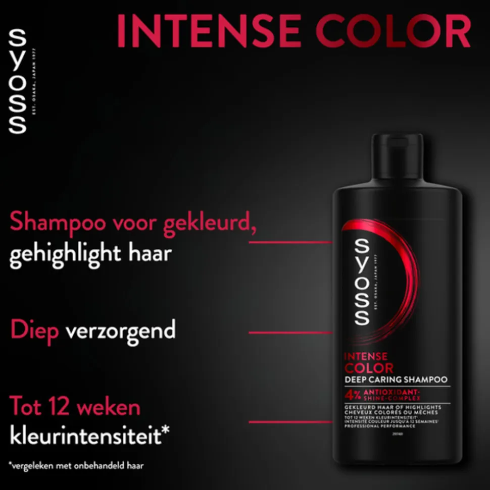 6x Syoss Color Shampoo 440 ml