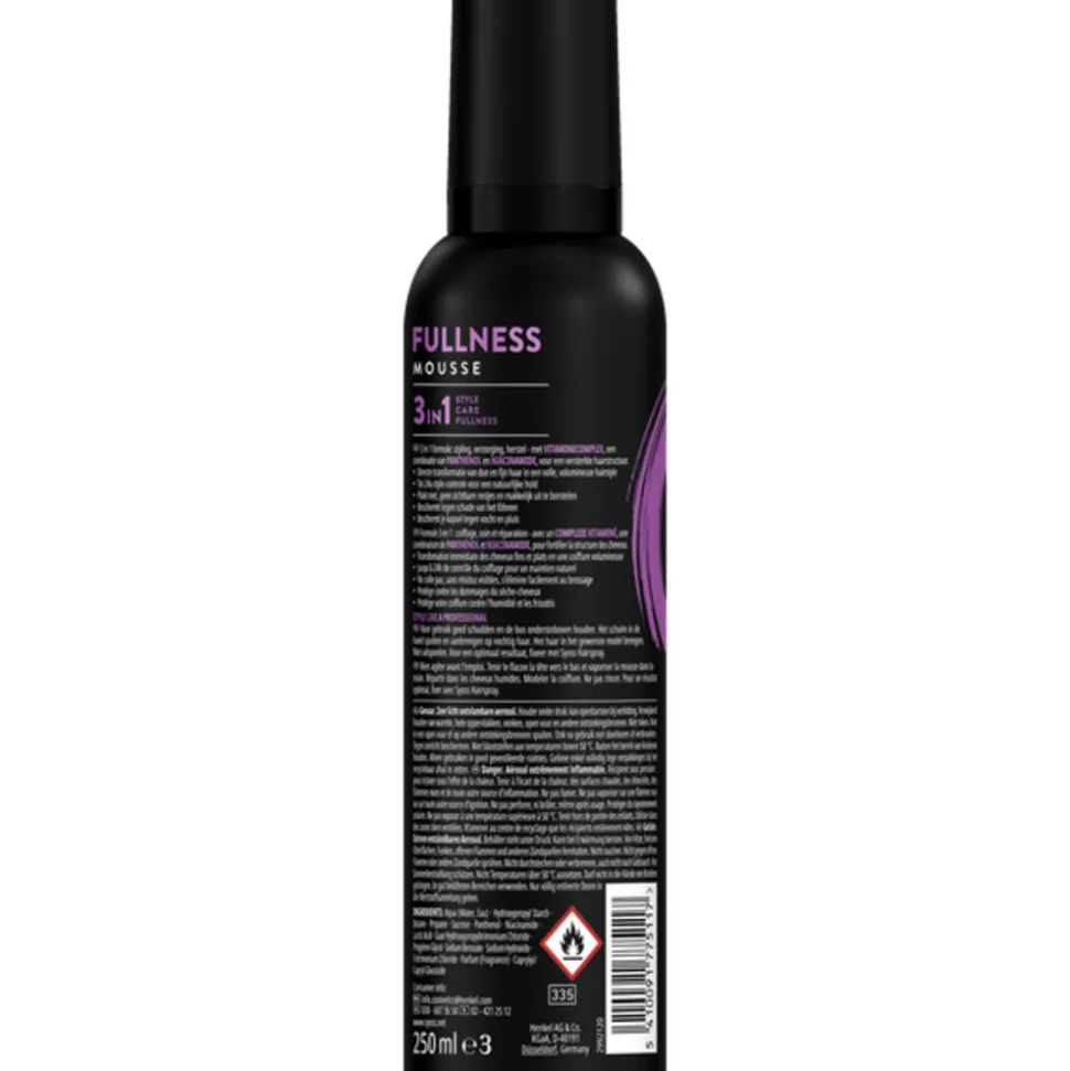 6x Syoss Fullness Haarmousse 250 ml