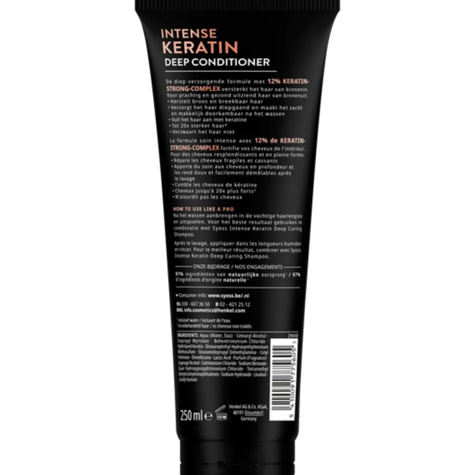 6x Syoss Keratin Conditioner 250 ml
