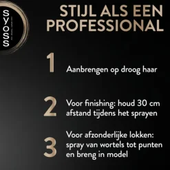 6x Syoss Keratin Haarspray 300 ml