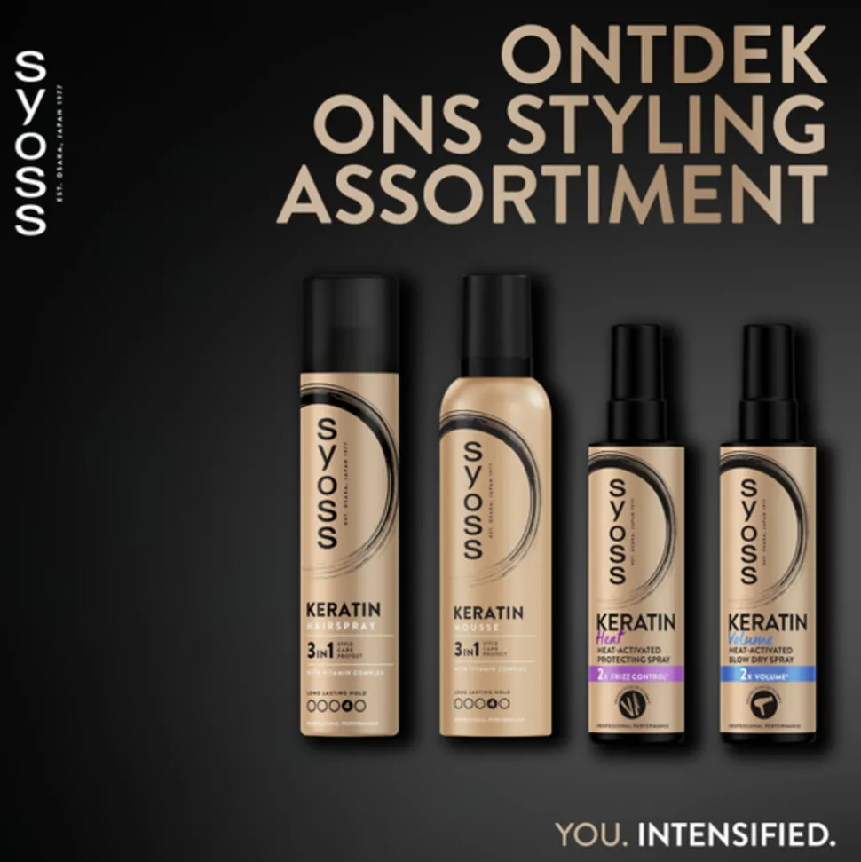 6x Syoss Keratin Haarspray 300 ml