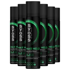 6x Syoss Max Hold Haarspray 300 ml