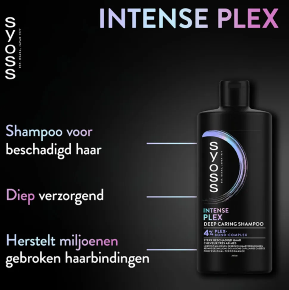 6x Syoss Plex Shampoo 440 ml