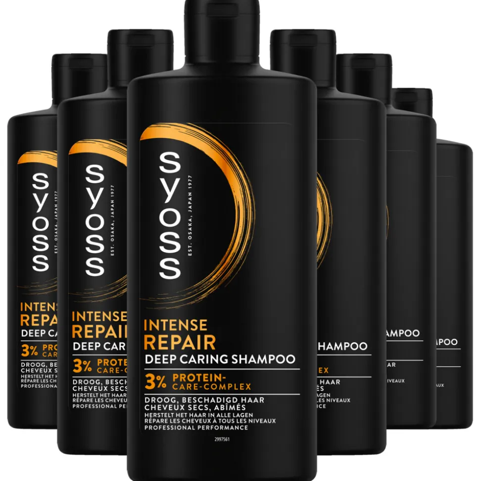 6x Syoss Repair Shampoo 440 ml