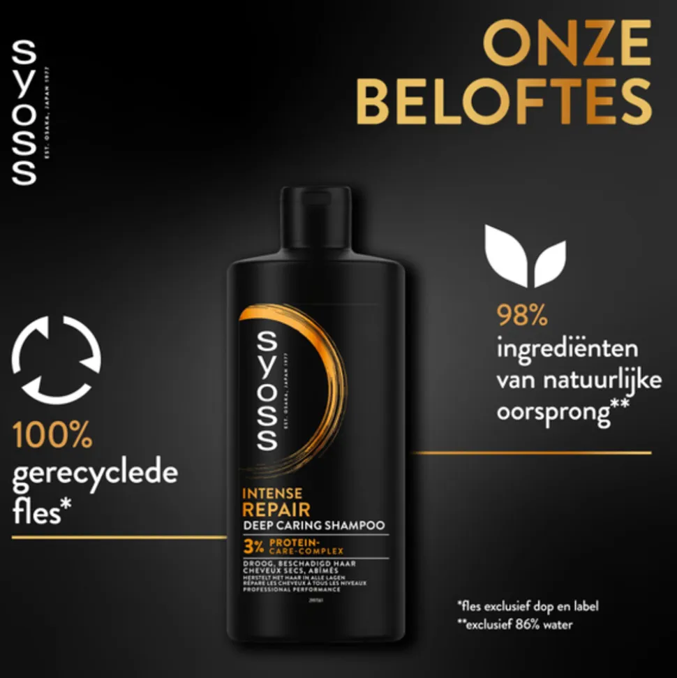 6x Syoss Repair Shampoo 440 ml