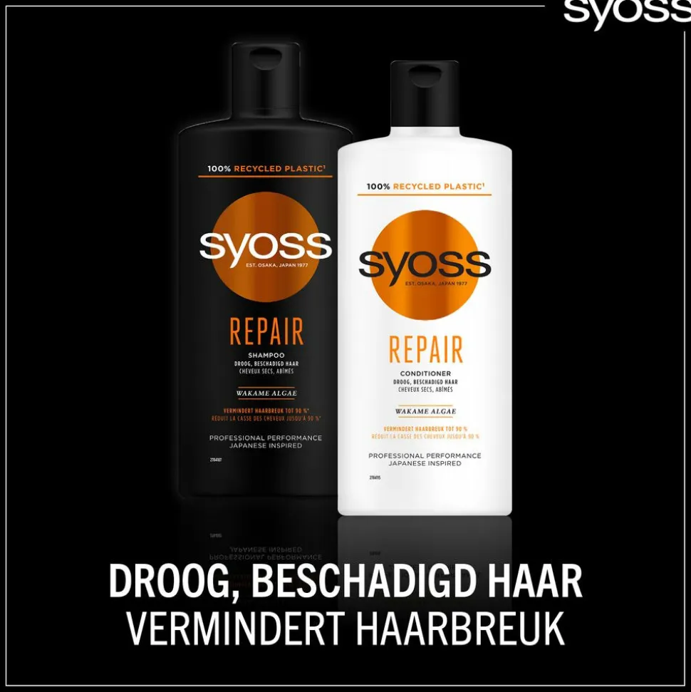 6x Syoss Repair Therapy Shampoo 440 ml