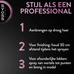 6x Syoss Shine Hold Haarspray 300 ml
