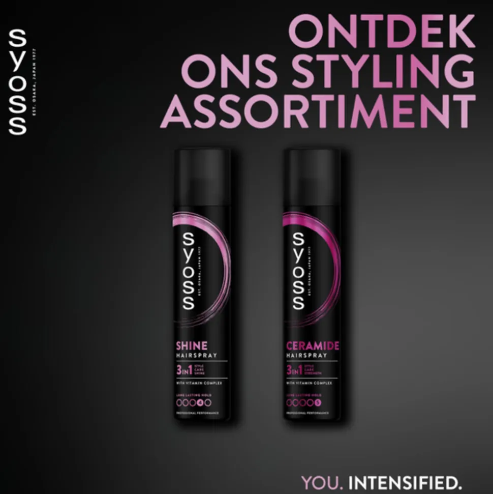 6x Syoss Shine Hold Haarspray 300 ml