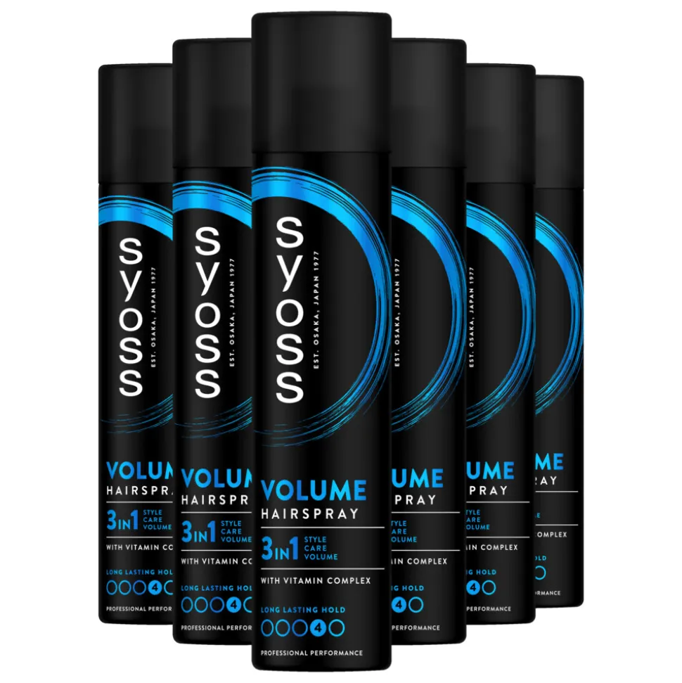 6x Syoss Volume Haarspray 300 ml