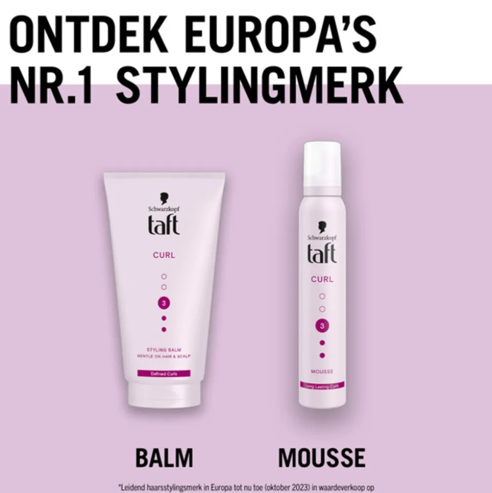 6x Taft Curl Styling Balm 150 ml