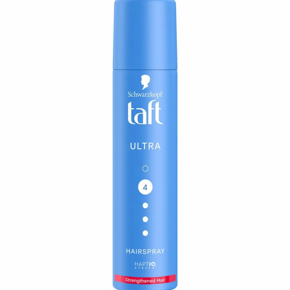 12x Taft Hairspray Ultra Strong Pocket Size 75 ml