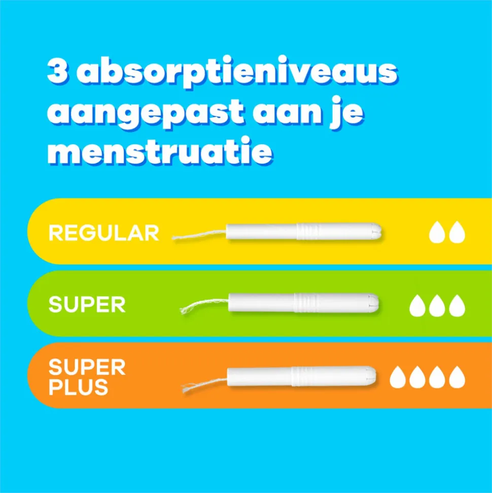 8x Tampax Tampons Super 40 stuks