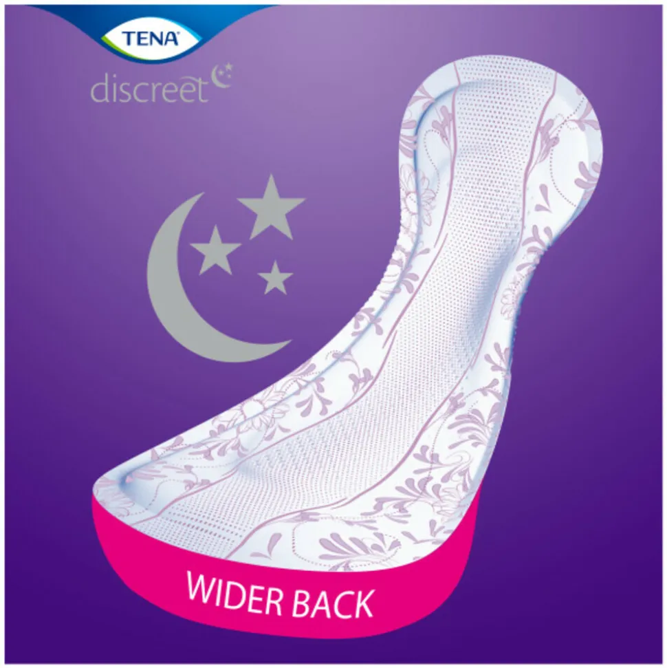 3x TENA Discreet Maxi Night 12 stuks