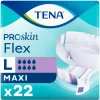 3x TENA Proskin Flex Maxi L 22 stuks