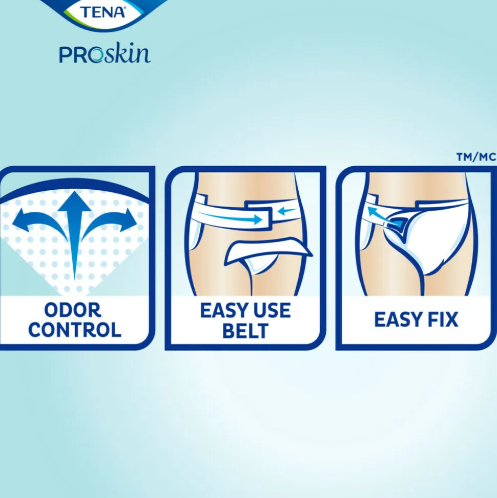 3x TENA Proskin Flex Super L 30 stuks