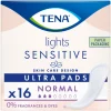 3x TENA Sensitive Lights Ultra Pads Normal 16 stuks