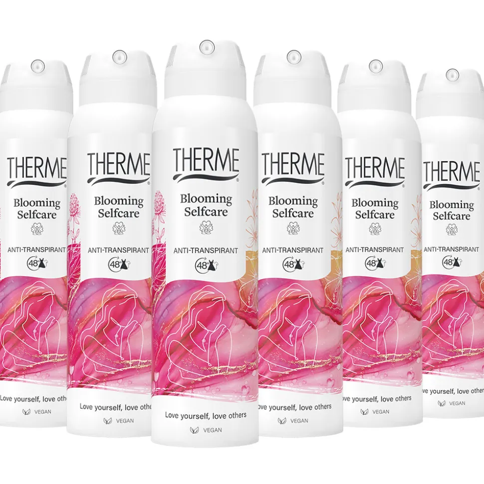 6x Therme Anti-Transpirant Blooming Selfcare 150 ml