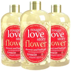 3x Treaclemoon Rouge Love Story Bad en Douchegel 500 ml