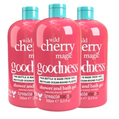 3x Treaclemoon Wild Cherry Magic Bad en Douchegel 500 ml