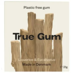 3x True Gum Liquorice & Eucalyptus Sugarfree 21 gr