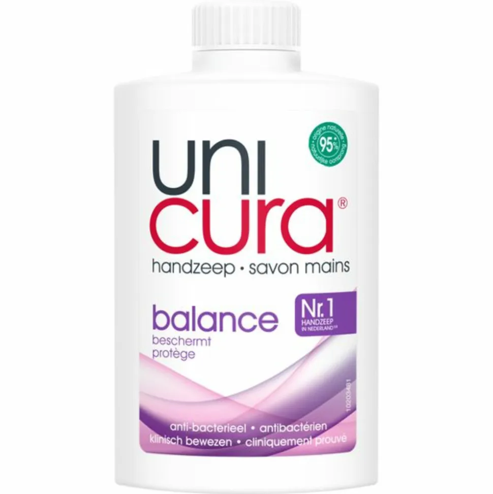 6x Unicura Vloeibare Handzeep Navulling Balans 250 ml