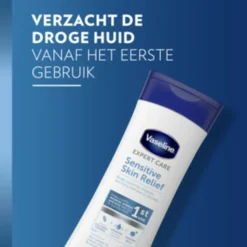 6x Vaseline Bodylotion Sensitive Skin Relief 400 ml