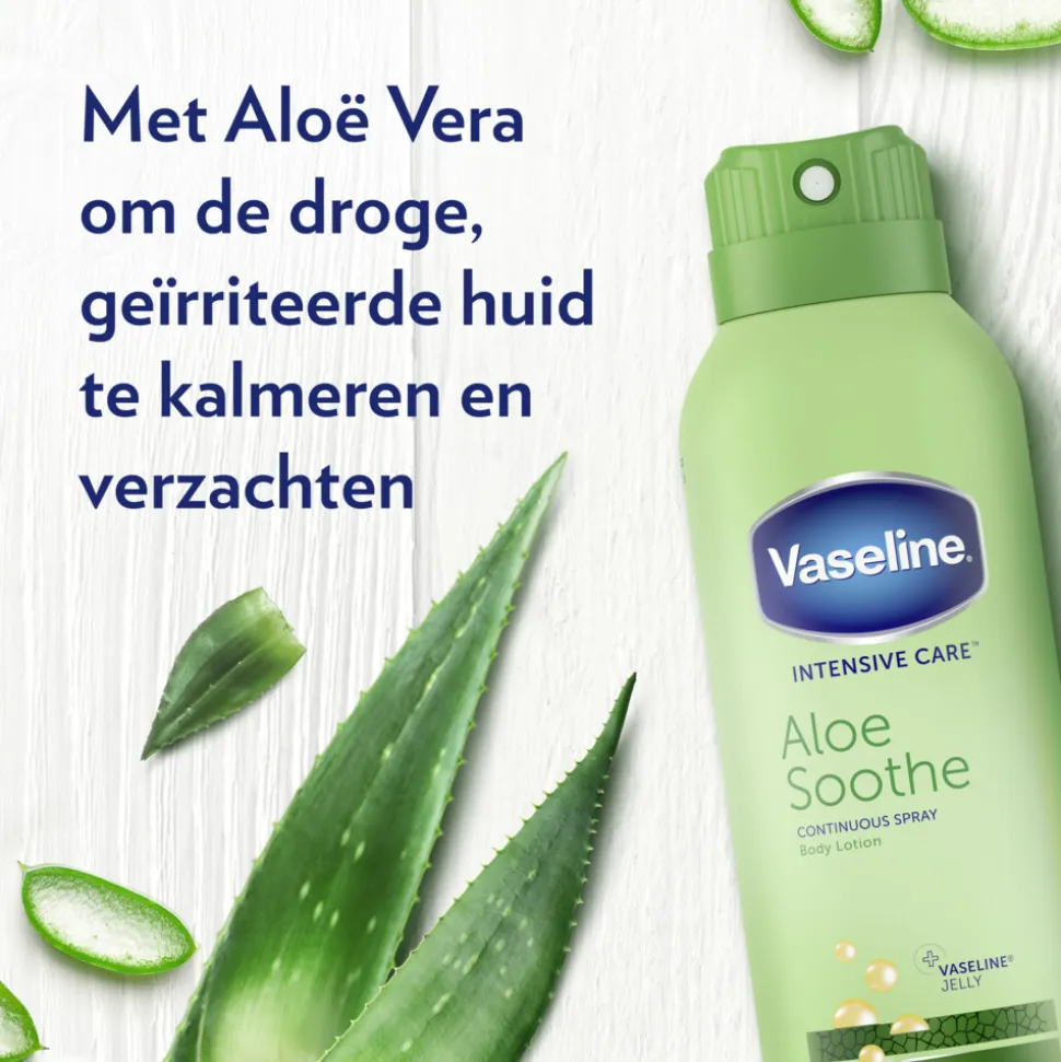 6x Vaseline Bodylotion Spray Aloe Soothe 190 ml
