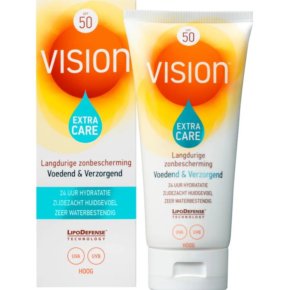 2x Vision Zonnebrand Crème Extra Care SPF 50 185 ml