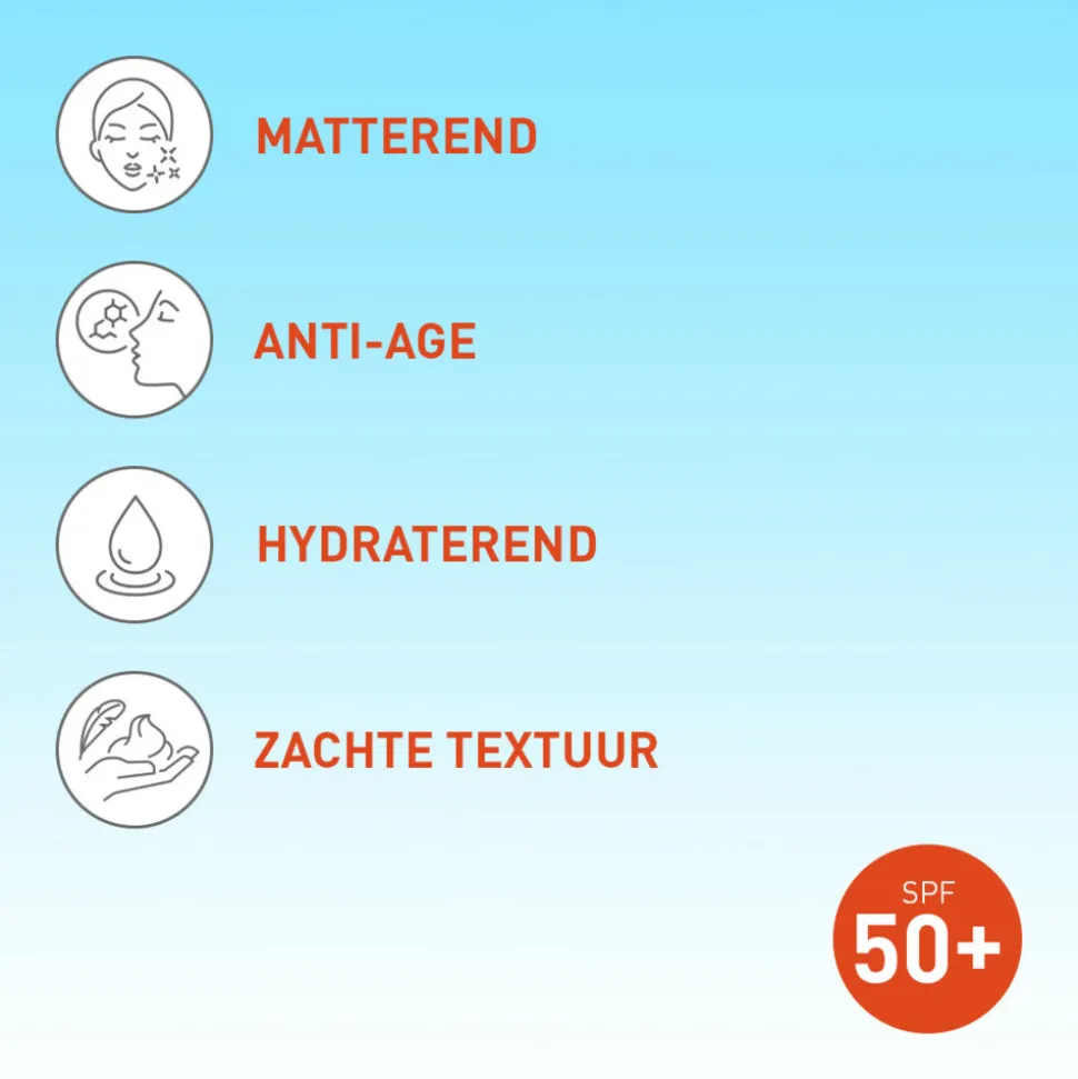 2x Vision Zonnebrand Face Fluid SPF 50+ 50 ml