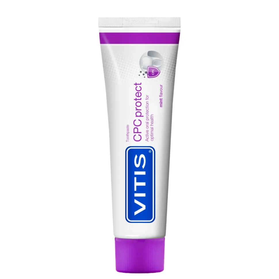 3x Vitis Tandpasta CPC Protect 100 ml