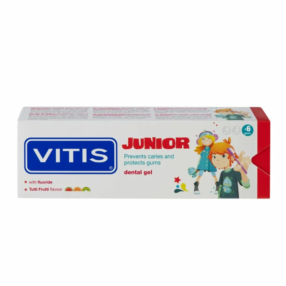 3x Vitis Tandpasta Junior 75 ml