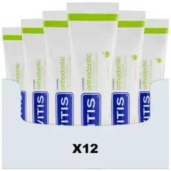 12x Vitis Tandpasta Orthodontic 75 ml