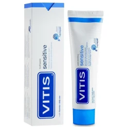 12x Vitis Tandpasta Sensitive 75 ml