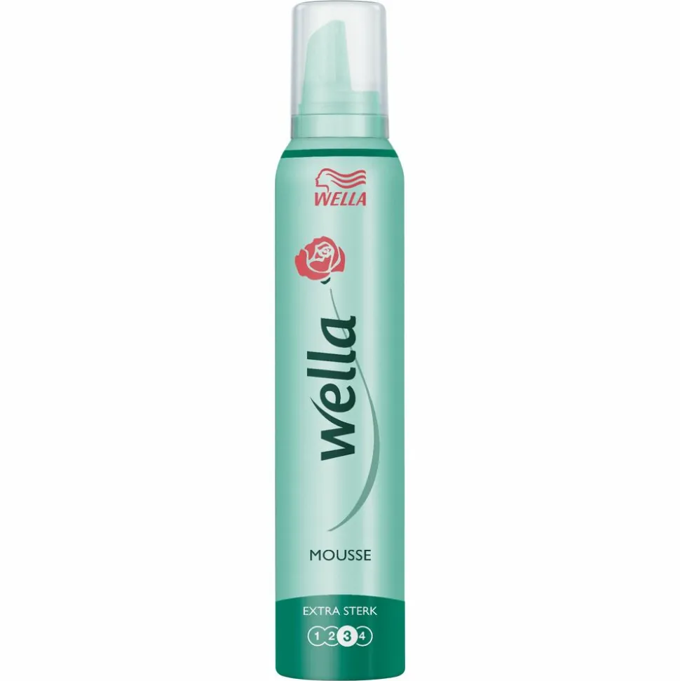 6x Wella Extra Strong Hold Haarmousse 200 ml