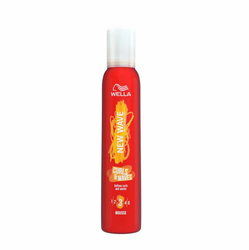 6x Wella New Wave Haarmousse Curls and Waves 200 ml
