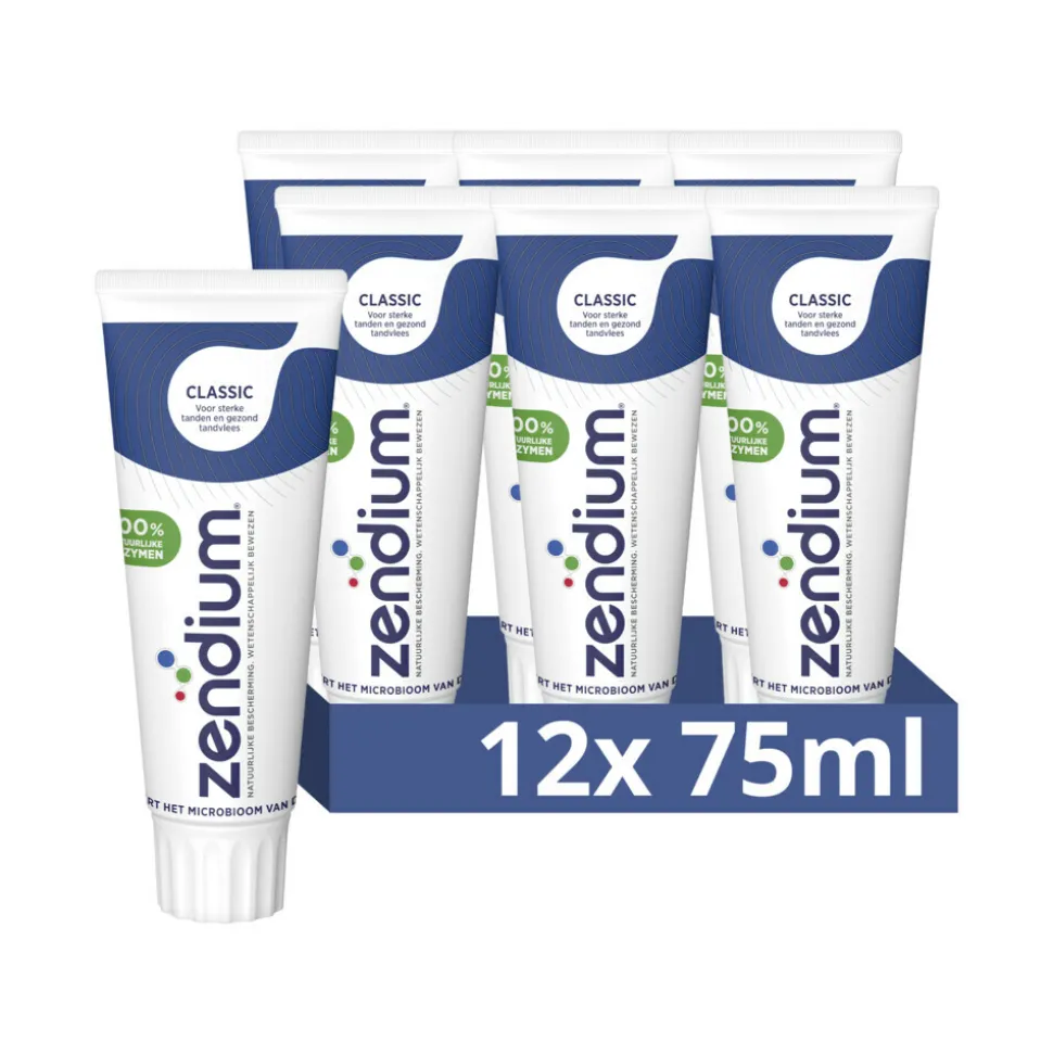 12x Zendium Tandpasta Classic 75 ml