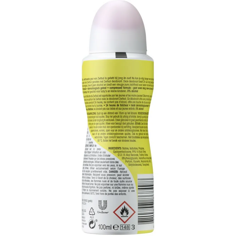 6x Zwitsal Deodorant Original 100 ml