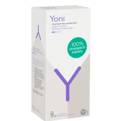 Yoni Biologisch Katoenen Inlegkruisjes Extra Lang Light 20 stuks