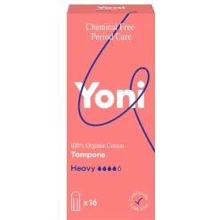 Yoni Biologisch Katoenen Tampons Heavy 16 stuks