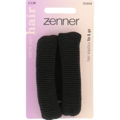 Zenner Elastiek Donut Roll-up Zwart 2 stuks