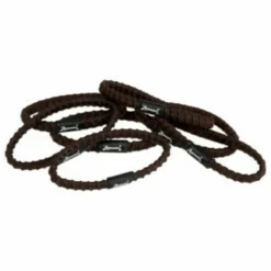 Zenner Elastieken Stay in Hair Bruin 7 stuks