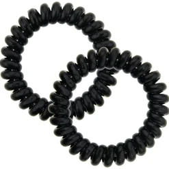 Zenner Haarelastiek Cable Zwart 2 stuks