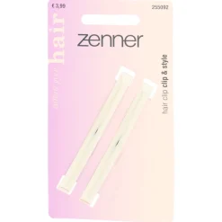 Zenner Klemspelden Zilver 2 stuks